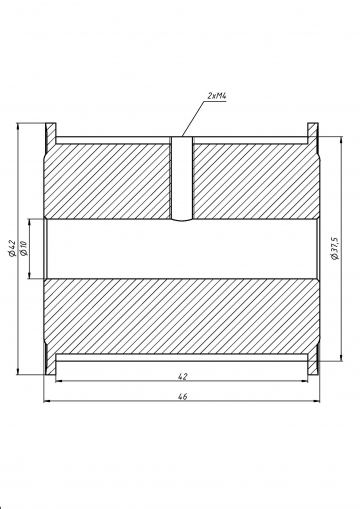 Шкив 40T-3M-40AF 10mm